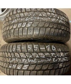 WINTERREIFEN GEBRAUCHT 205/55 R16 91 H Bridgestone Blizzak LM-25 RFT * - profil 6 mm 75% DOT4317