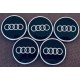 Nabenkappen für Aluräder/Radnabenabdeckungen Audi Q2 81A 601 170 A cca 61,5 mm schwarz/chrom gebraucht neuwertig
