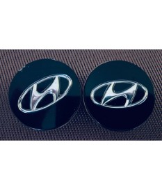 Nabenkappen für Aluräder/Radnabenabdeckungen Hyundai cca 60 mm...