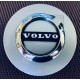 Nabenkappen für Aluräder/Radnabenabdeckungen Volvo cca 65 mm silber/chrom gebraucht neuwertig