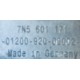Nabenkappen für Aluräder/Radnabenabdeckungen Seat 7N5 601 171 cca 63 mm schwarz/chrom gebraucht neuwertig