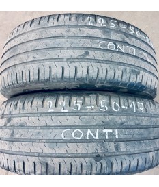 SOMMERREIFEN GEBRAUCHT 225/50 R17 98 Y Continental EcoContact 5 XL...