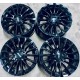 Alufelgen gebraucht - OXXO Oberon black Mercedes A/B/CLA/V-klasse 6,5x16 ET38 5x112 NB66,6 neuwertig KBA 51293