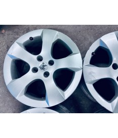 ALUFELGEN GEBRAUCHT - Peugeot 3008 I /5008 I - 7,5x17 ET29 4x108 NB65,1 orig. 9673738677 9684883880 SAVARA RDKS GUTER ZUSTAND