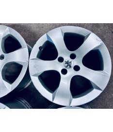 ALUFELGEN GEBRAUCHT - Peugeot 3008 I /5008 I - 7,5x17 ET29 4x108 NB65,1 orig. 9673738677 9684883880 SAVARA RDKS GUTER ZUSTAND
