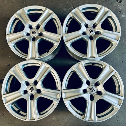 ALUFELGEN GEBRAUCHT - RC Design RC19 (Brock Alloy Wheels) 6,5x16 ET39 5X105 NB56,6 Opel/Chevrolet Guter Zustand KBA 47643