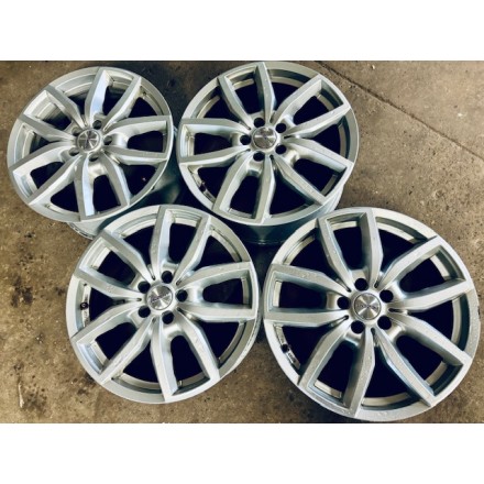 ALUFELGEN GEBRAUCHT - DEZENT FORD/VOLVO/JAGUAR/ROVER 8X18 ET45 5X108 NB70 (63,3) Guter Zustand KBA 49357