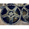 ALUFELGEN GEBRAUCHT RH BC8085  MERCEDES 8X18 ET45 5X112 NB72.6 RINGE 66.6 ECHT EDELSTAHL BOLZEN MIT RDKS