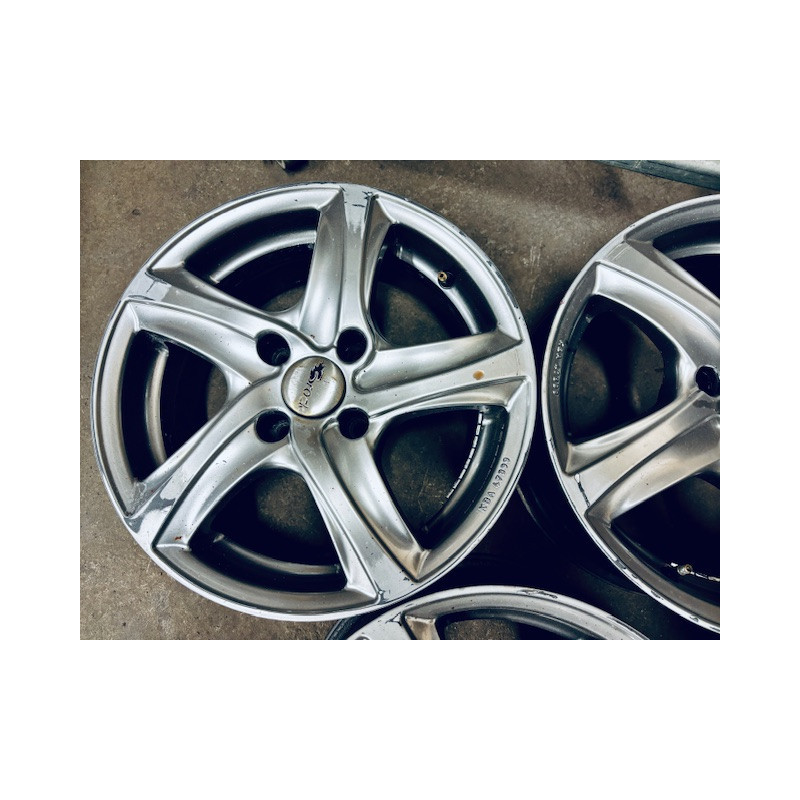 ALUFELGEN GEBRAUCHT BROCK B25 - Peugeot/Citroen 6,5X15 ET25 4X108 NB65.1 KBA 47889