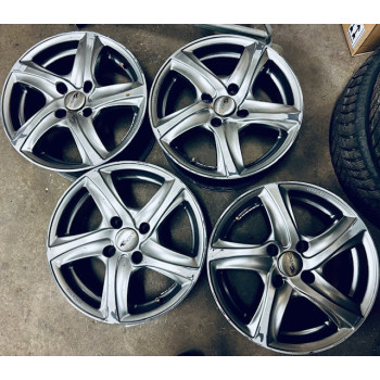 ALUFELGEN GEBRAUCHT BROCK B25 - Peugeot/Citroen 6,5X15 ET25 4X108 NB65.1 KBA 47889