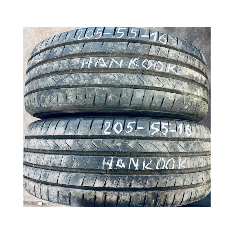 SOMMERREIFEN GEBRAUCHT 205/55 R16 91 V Hankook K135 Ventus  Prime 4  - profil 5,5-6 mm 65-75% DOT4622