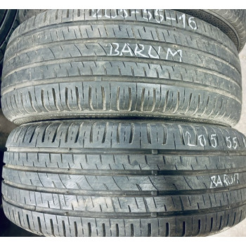 Sommerreifen gebraucht BAZAR 205/55 R16 91 V Barum Bravuris 3 HM - profil 6 mm 75% DOT1517