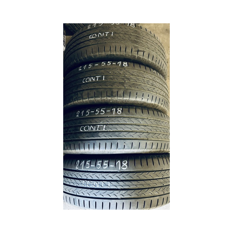 Sommerreifen gebraucht 215/55 R18 95 H Continental Eco Contact 6 Q - profil 6 mm 80% DOT0325
