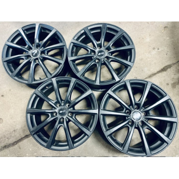 Alufelgen gebraucht Brock B32 schwarz-matt 7,5X18 ET45 5X1112 NB66,6 ( 57,1 ) KBA 49991