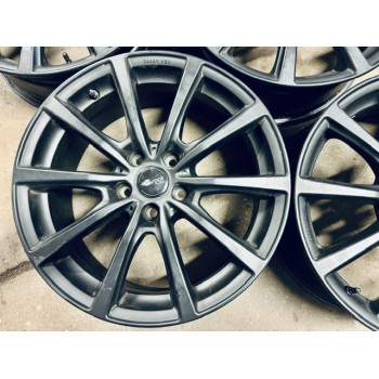 Alufelgen gebraucht Brock B32 schwarz-matt 7,5X18 ET45 5X1112 NB66,6 ( 57,1 ) KBA 49991