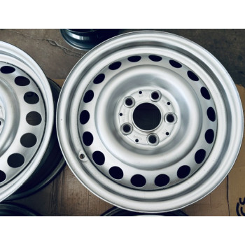 STAHLFELGEN GEBRAUCHT Mercedes W201 W124 1244000602 6X15 ET49 5X112 NB66.5