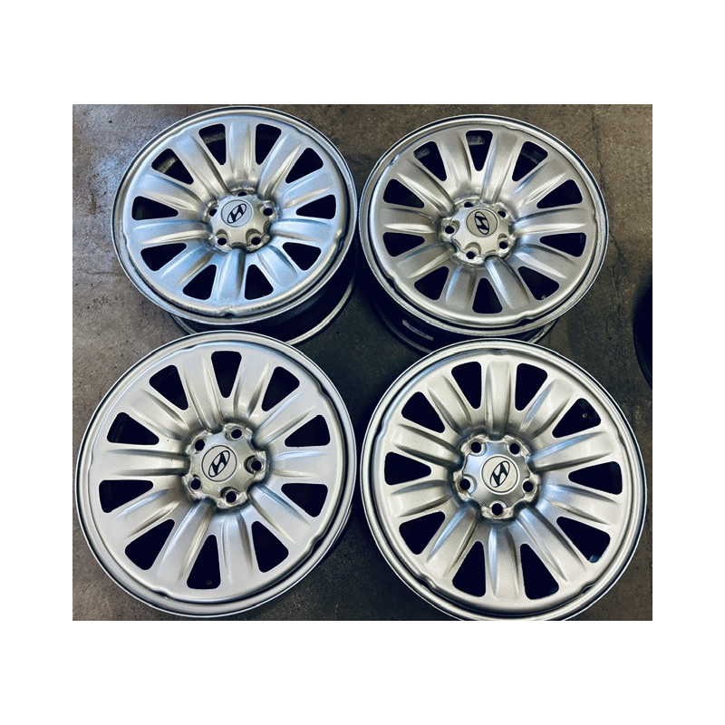 HYBRIDSTAHLFELGEN GEBRAUCHT - HYUNDAI/KIA 7X17 ET51 5X1114,3 NB67 SEHR GUTER ZUSTAND