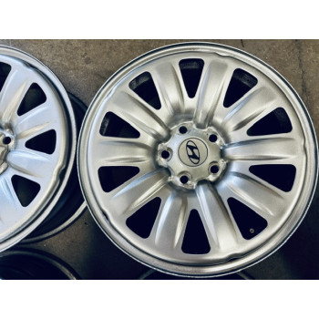 HYBRIDSTAHLFELGEN GEBRAUCHT - HYUNDAI/KIA 7X17 ET51 5X1114,3 NB67 SEHR GUTER ZUSTAND
