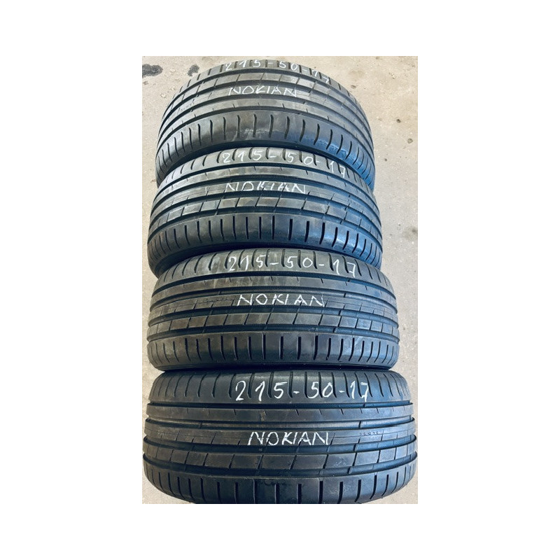 Sommerreifen gebraucht 215/50 R17 95 W Nokian  Powerproof XL - profil 6-6,5 mm 80-90% DOT0322