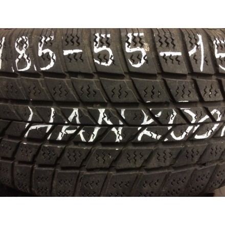 WINTERREIFEN GEBRAUCHT 185/55 R15 82 H Hankook W400 profil 5 mm 65%
