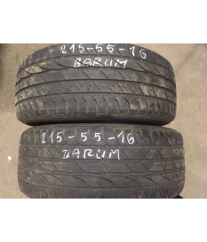 SOMMERREIFEN GEBRAUCHT 215/55 R16 93 W Barum Bravuris 2 - Profil 4 mm 50%