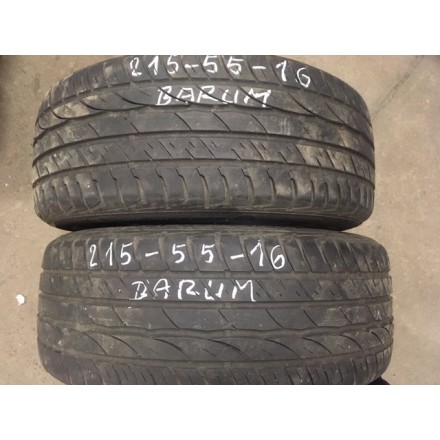 SOMMERREIFEN GEBRAUCHT 215/55 R16 93 W Barum Bravuris 2 - Profil 4 mm 50%