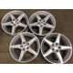 ALUFELGEN GEBRAUCHT - FLW PRO LINE CHEVROLET-OPEL 8X18 ET40 5X115 NB74.1 RINGE AUF 70.2 GUTER ZUSTAND !!!