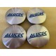 Nabenkappen FÜR ALURÄDER - Original ALUTEC Radnabenabdeckungen cca 63 mm gebraucht neuwertig