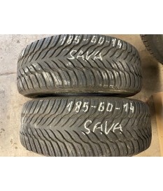 SOMMERREIFEN GEBRAUCHT 185/60 R14 82 H SAVA INTENSA - profil 5-5 mm 65%