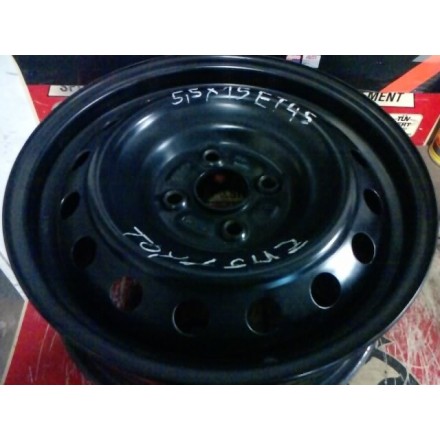 STAHLFELGEN GEBRAUCHT Toyota Yaris-Suzuki Swift New-Hyundai i10-i20-Matrix 5,5X15 ET45 4X100 NB54