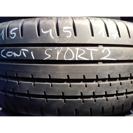 215/45 R17 91 W Continental SportContact 2 XL - Einzelstück Profil 5 mm 65%