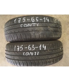 SOMMERREIFEN GEBRAUCHT 175/65 R14 82 T Continental EcoContact 3 - profil 4.5 mm 55%